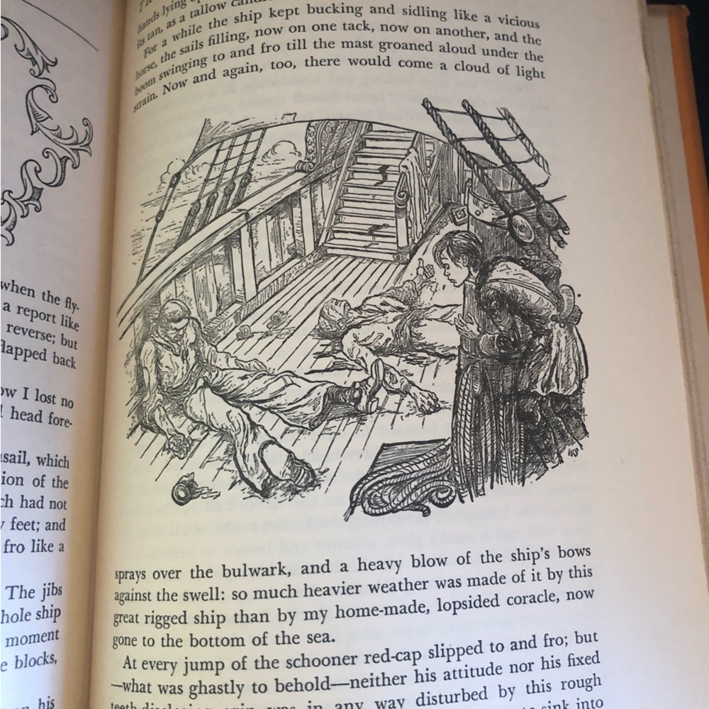 Vintage Treasure Island Hardcover by Robert Louis Stevenson 1949 - USA - Picture 6 of 10